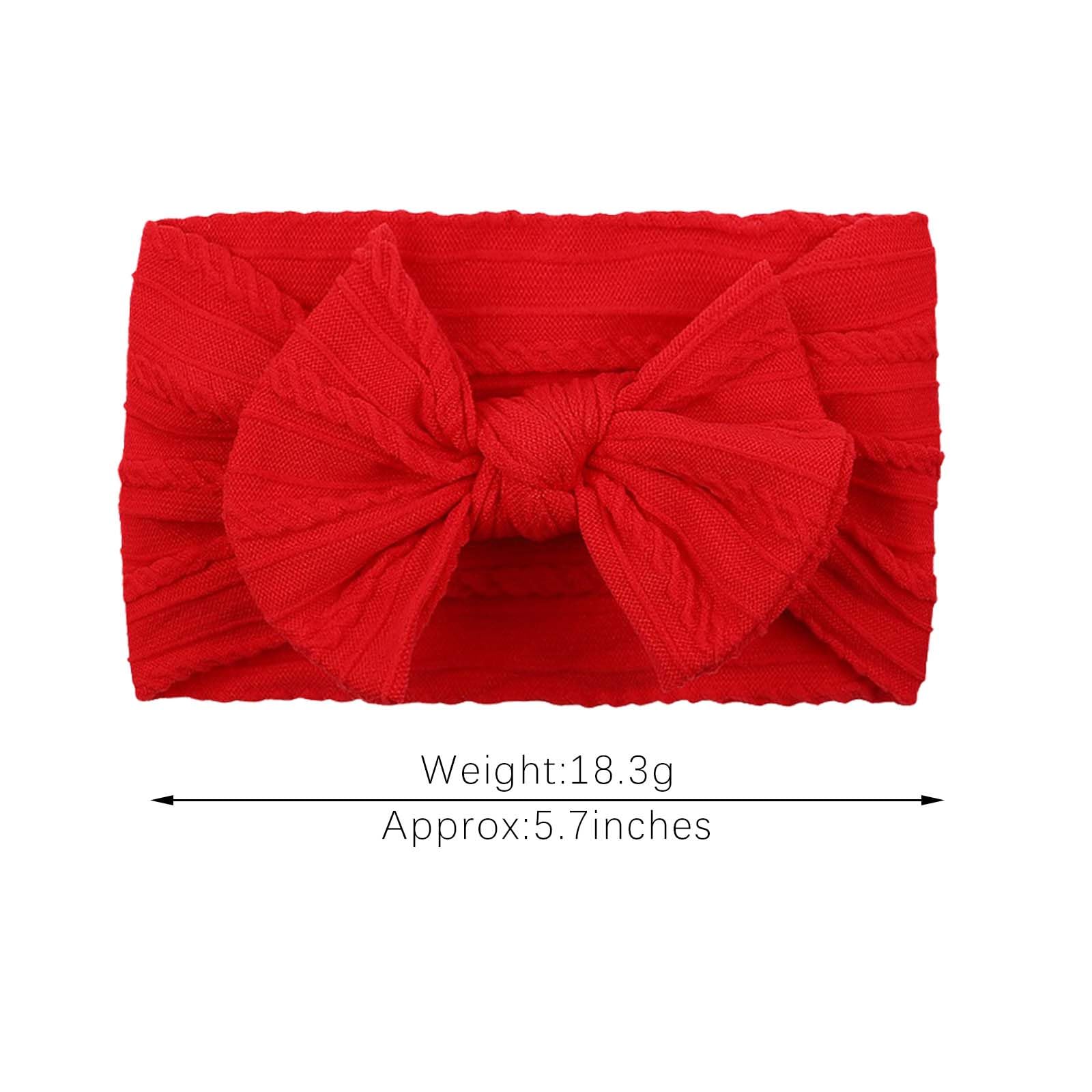 ZCYYYS Love Heart Bow Headband on baby demonstrating a secure, comfortable fit