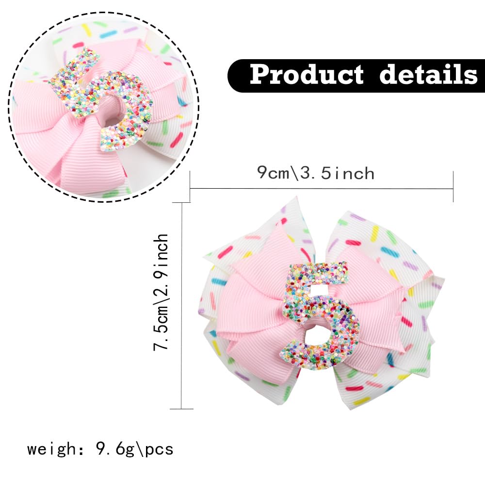 ZCYYYS Strawberry pattern grosgrain clip secures hair.