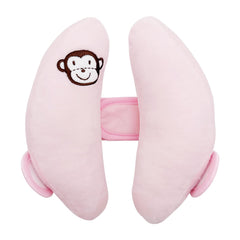 Zdbdbd baby head neck support pillow with soft plush for gentle travel comfort.