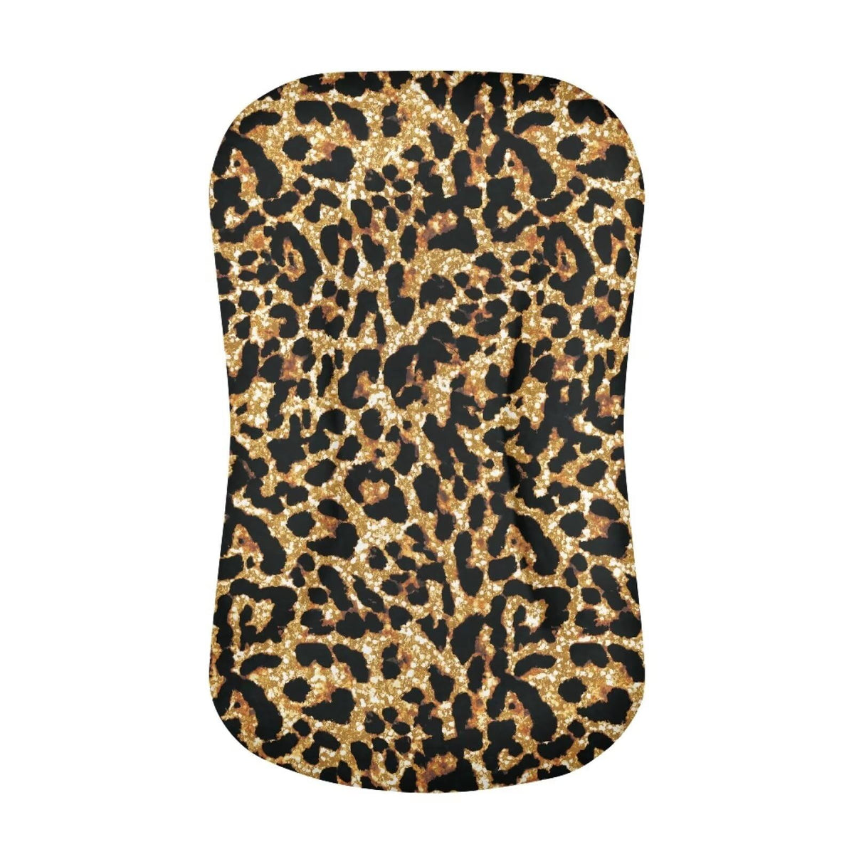 ZDCUSTOM bassinet sheets in brown leopard pattern for cozy, breathable sleep