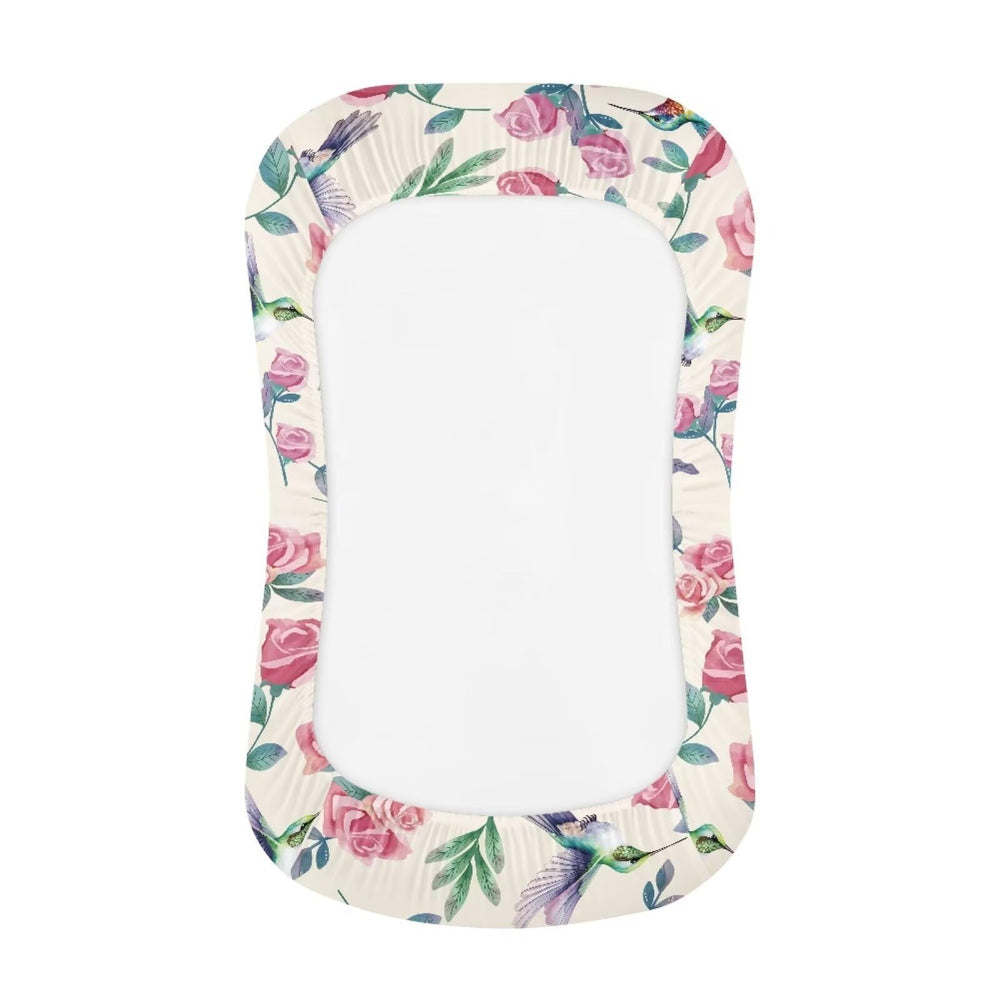 ZDCUSTOM bright patterns on a bassinet sheet to stimulate visuals