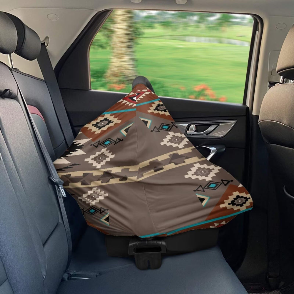 ZDCUSTOM infant car seat canopy fits most strollers with slip-on ease.