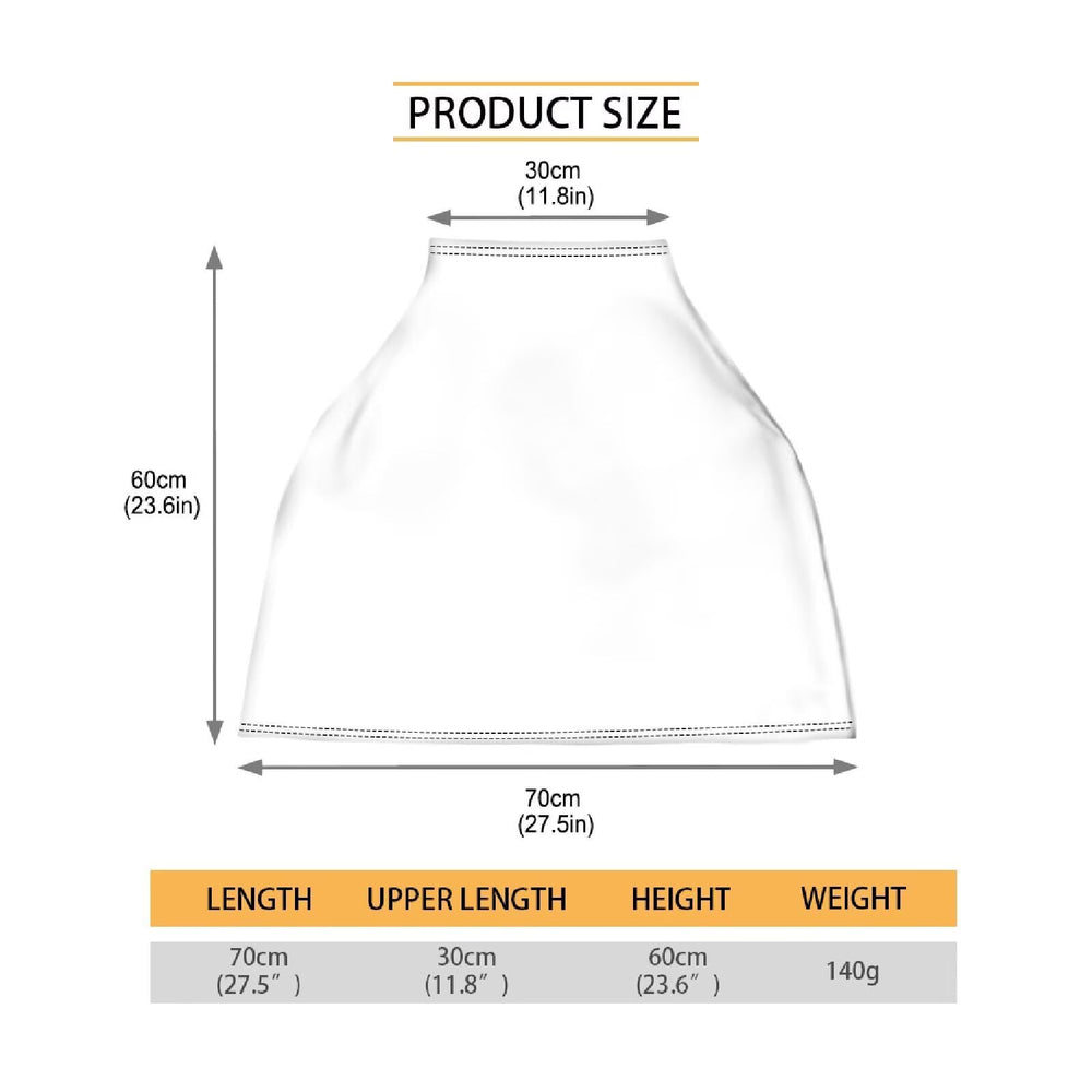 ZDCUSTOM stroller nursing cover demonstrates lightweight design for quick, on-the-go use.