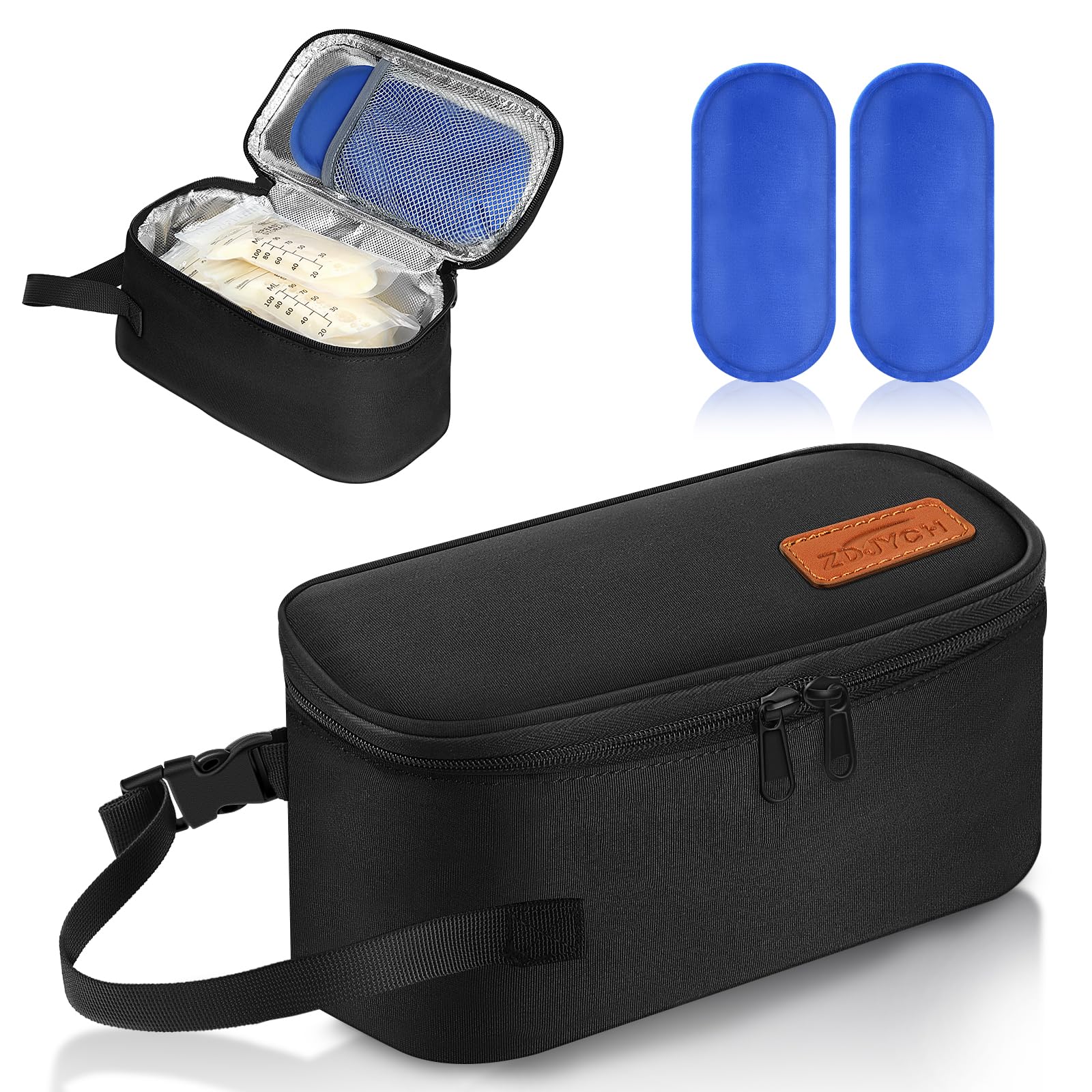 ZDJYCH travel cooler suits lunch, juice, or meds when refrigeration is helpful.