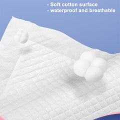 Zdolmy changing pad liner with waterproof backing protects the surface