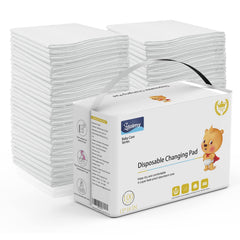 Zdolmy disposable changing pad liner showing soft top layer for baby comfort during changes