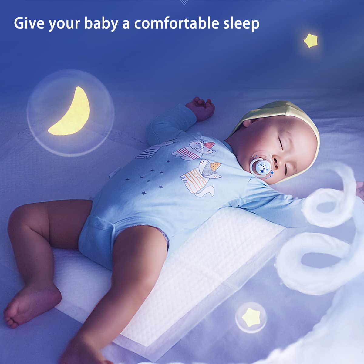 Zdolmy disposable pad blue travel-friendly compact pack suggests on-the-go use.