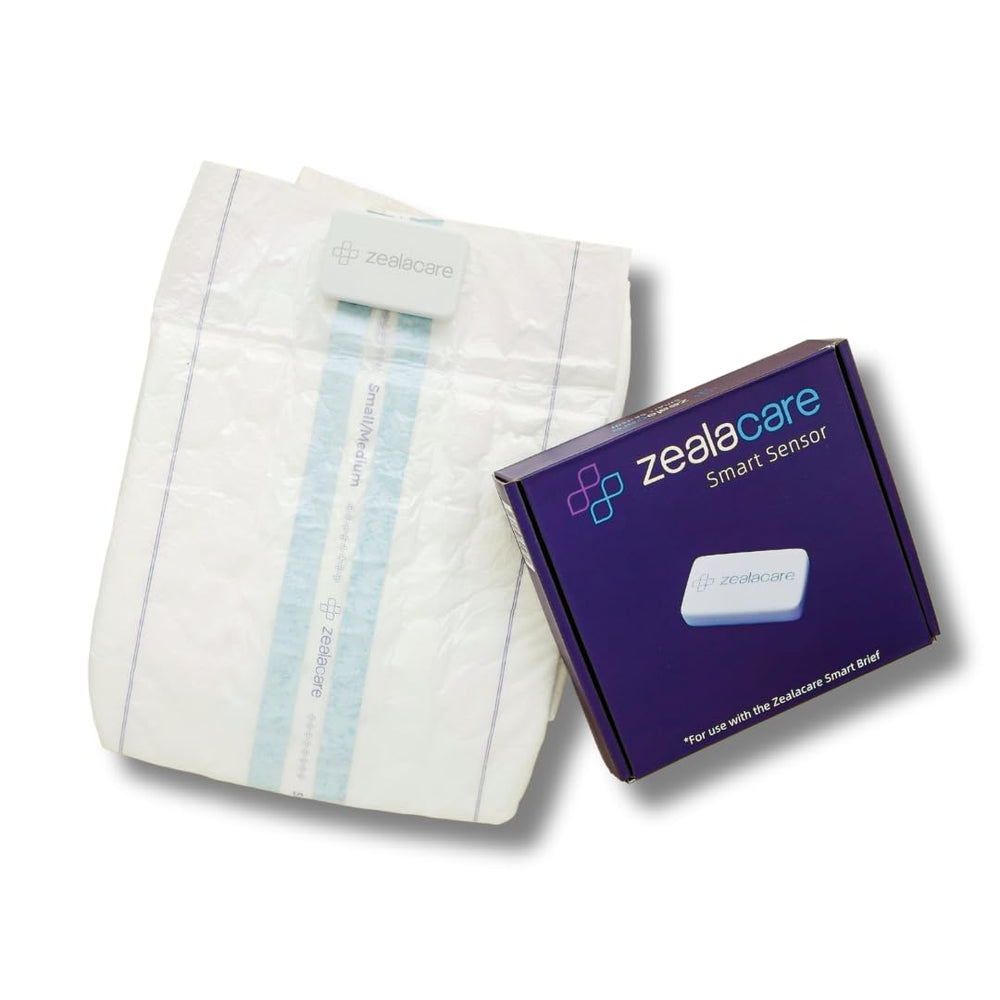 History view shows Zealacare wetness data to support daily care decisions.