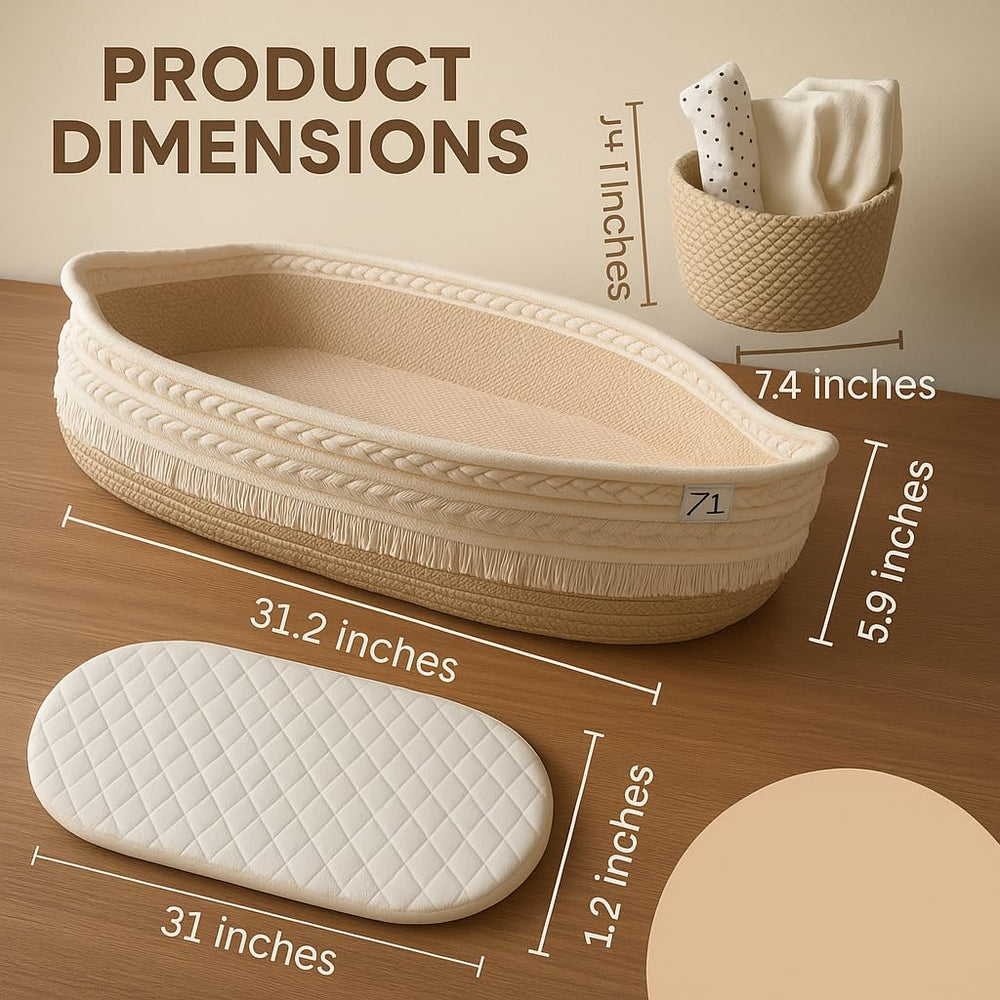 ZEAL'N LIFE Organized diaper essentials in the caddy simplify routines.