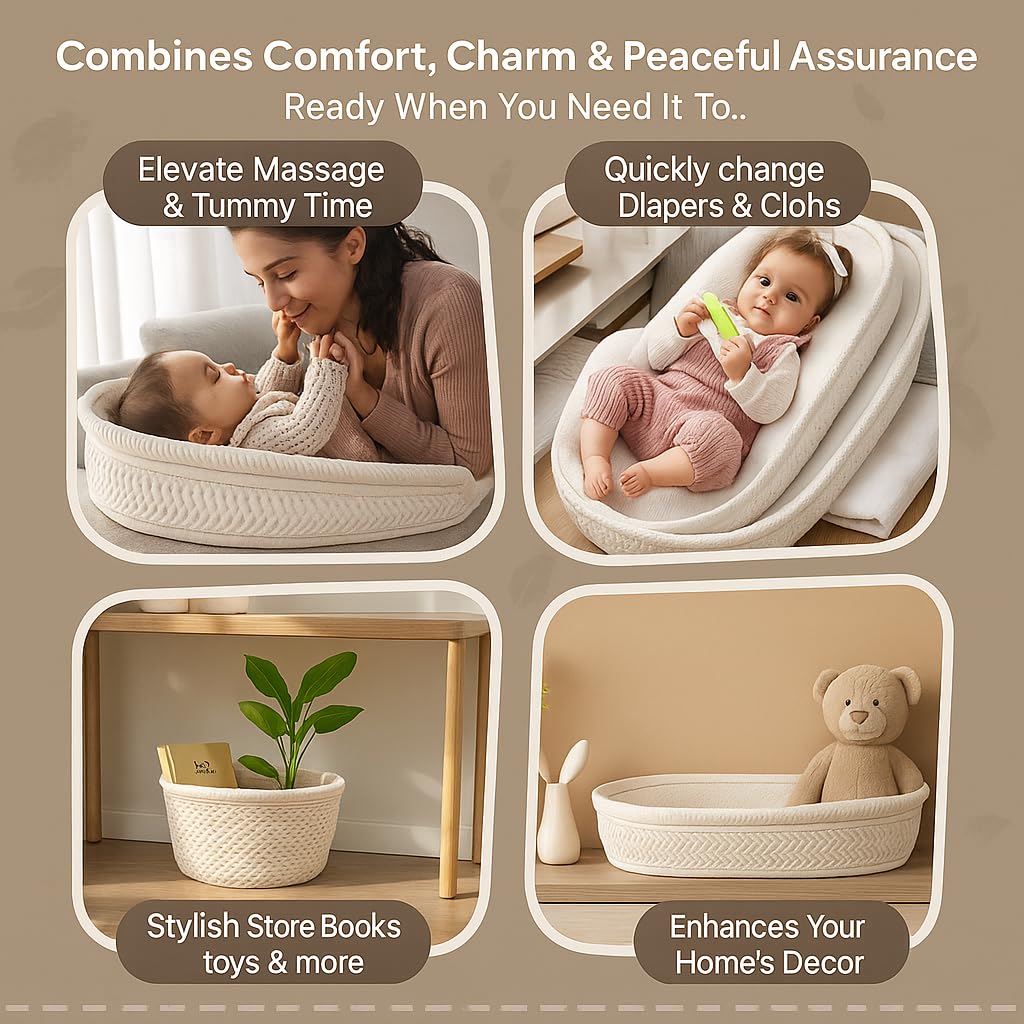 ZEAL'N LIFE Waterproof Changing Pad Cover protects against leaks and messes.