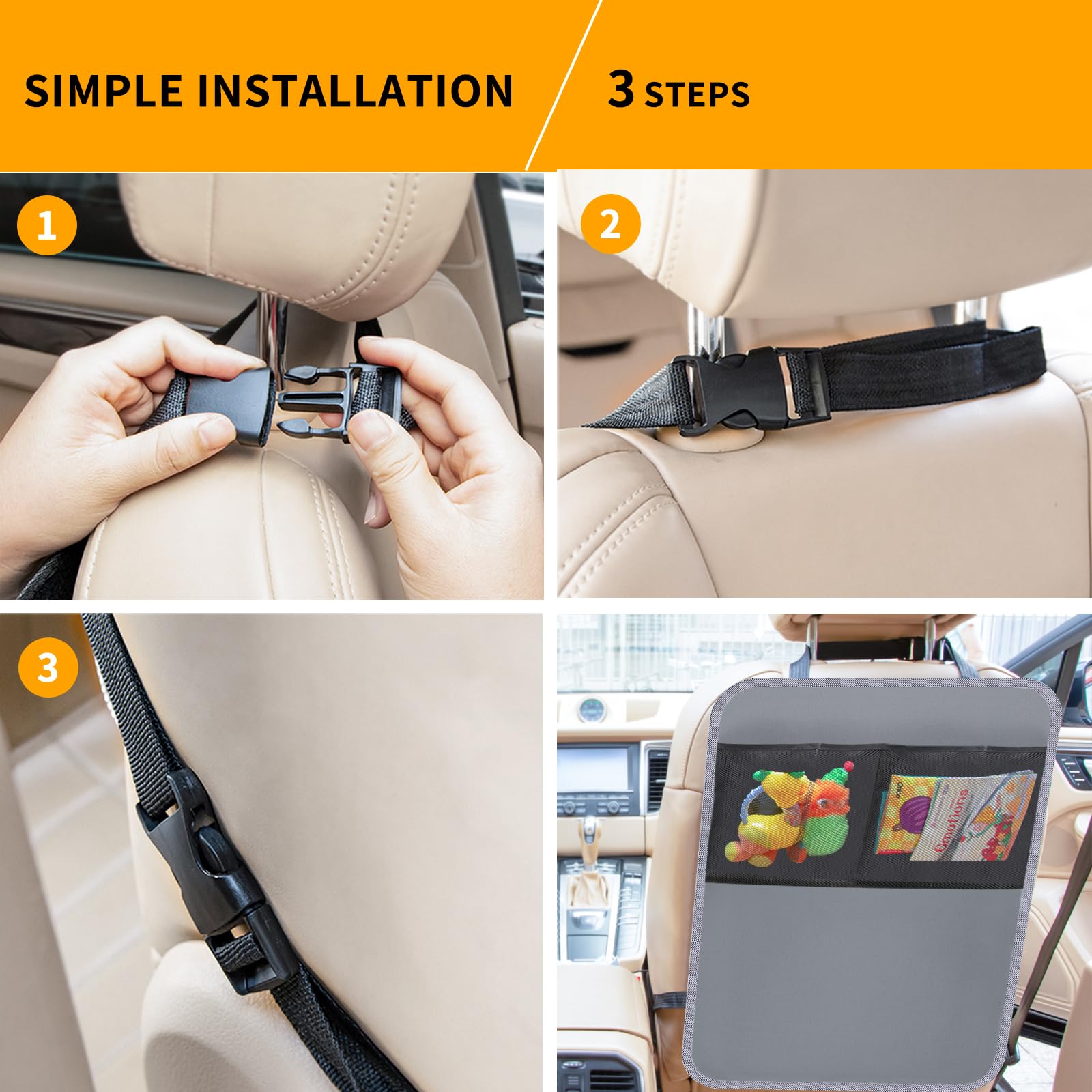 Zecirl kick mat keeps cars clean during family travel and daily commutes