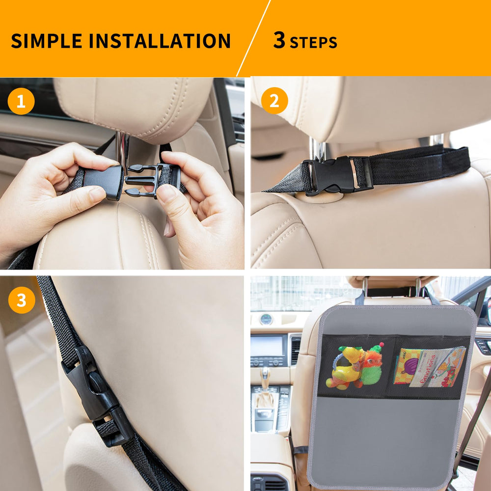 Zecirl kick mat keeps cars clean during family travel and daily commutes