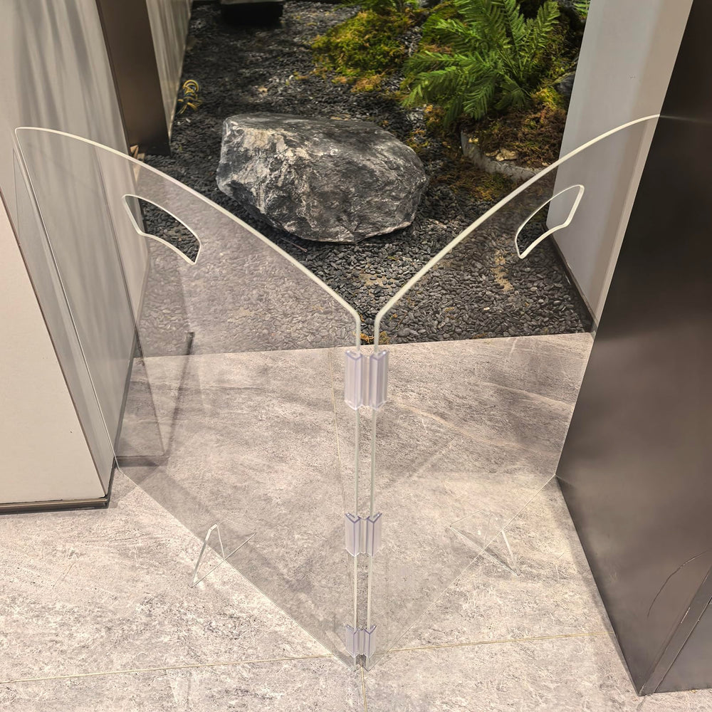 ZEDEGLOW 60in clear gate for wider openings without wall damage.