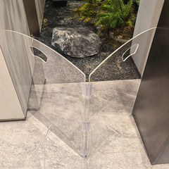 ZEDEGLOW 60in clear gate for wider openings without wall damage.