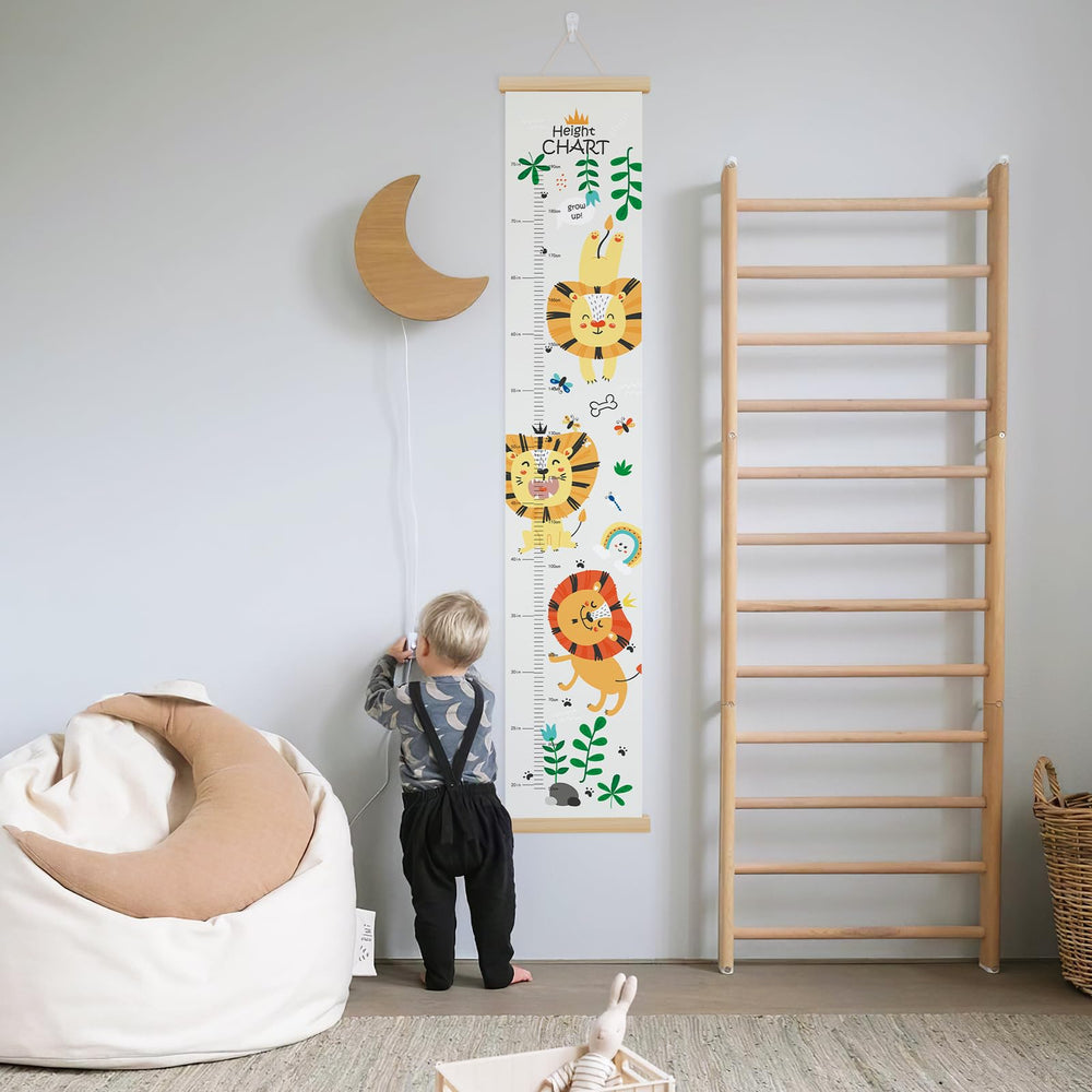 Zeeko Lion canvas chart is easy to install and move between rooms.