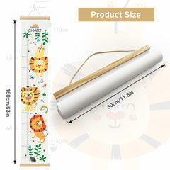 Zeeko Lion wall chart with rope hanger for simple relocation between rooms.