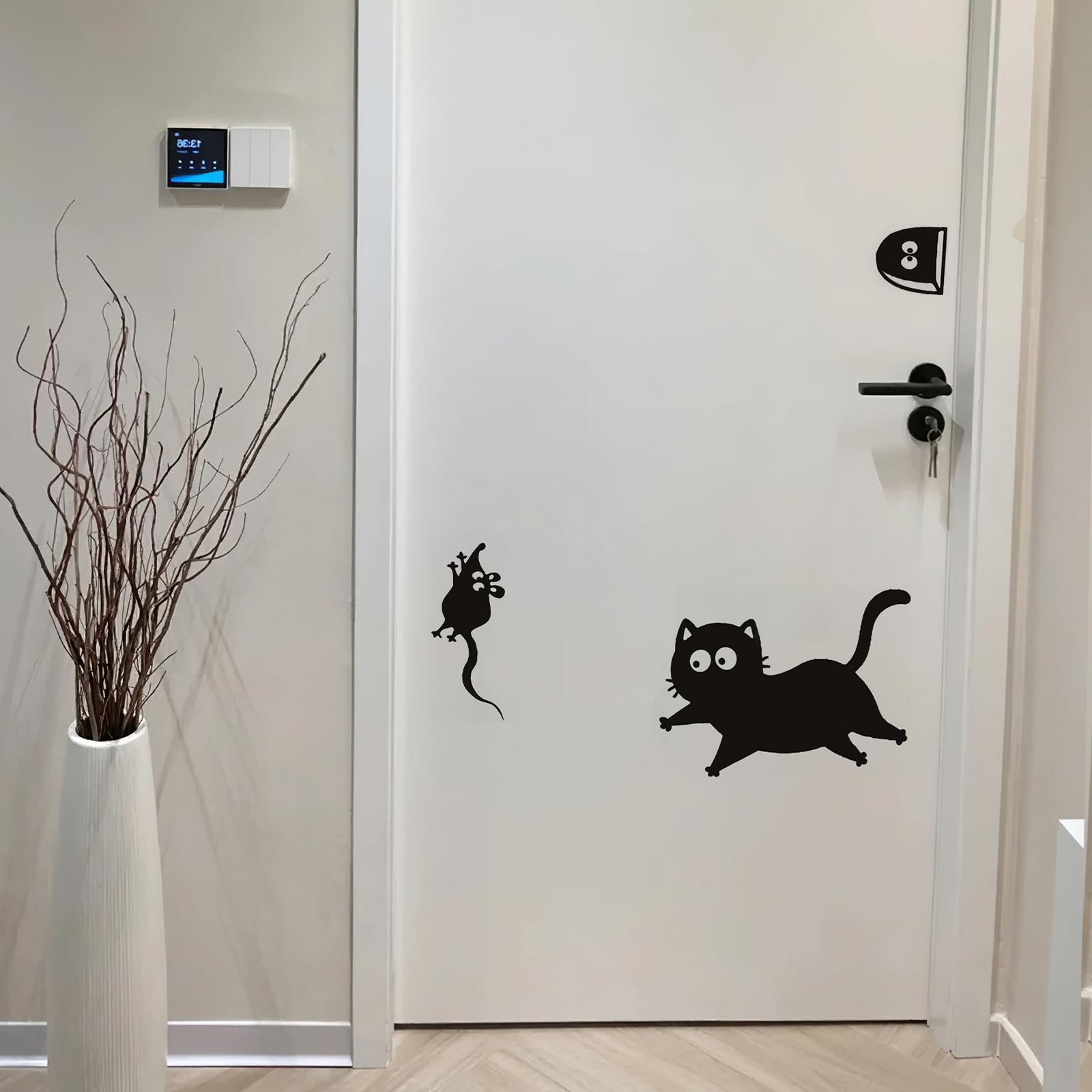 Zeeko Removable vinyl wall art decal sticks cleanly with no residue
