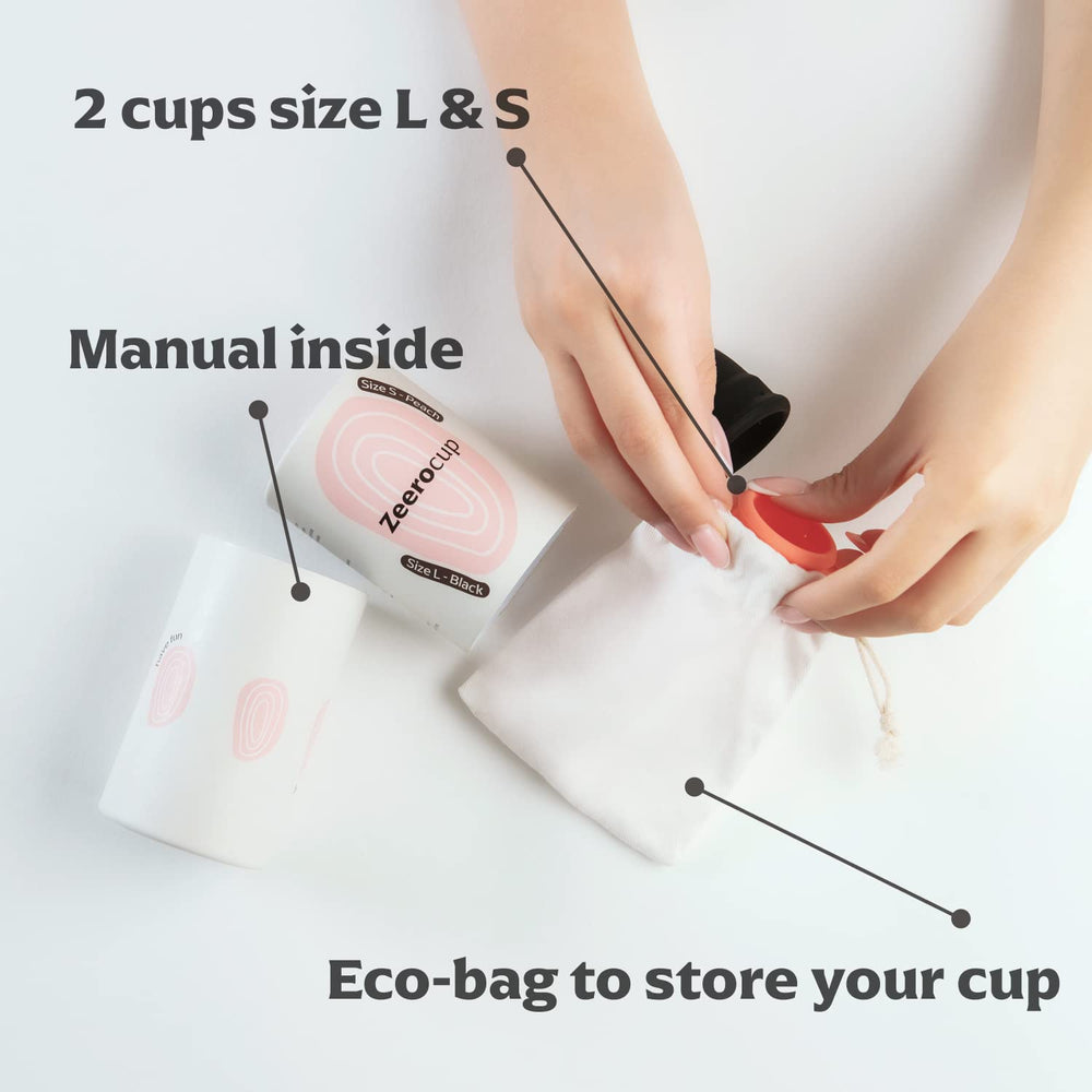 Zeerocup convenient cleaning and reuse for everyday hygiene.