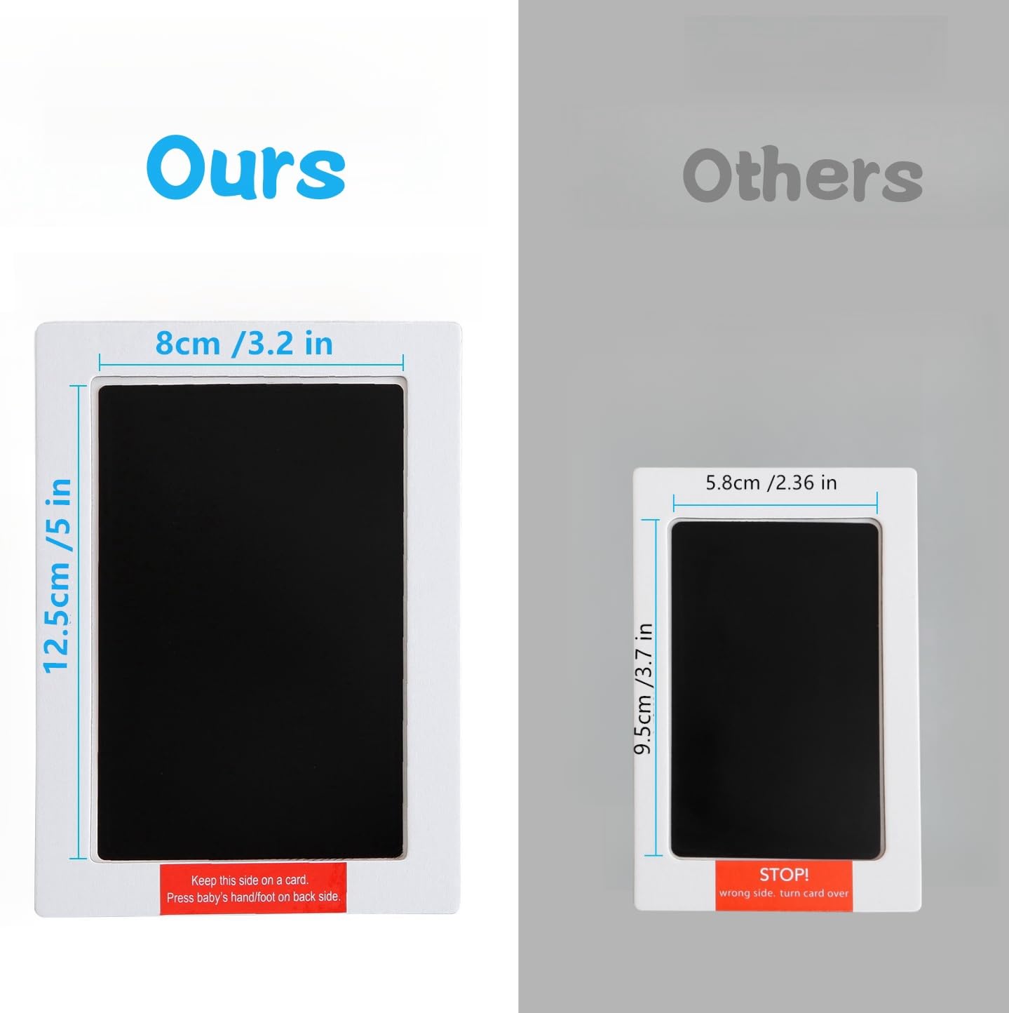 Zemiu three-step use guide for quick handprint or paw print sessions.