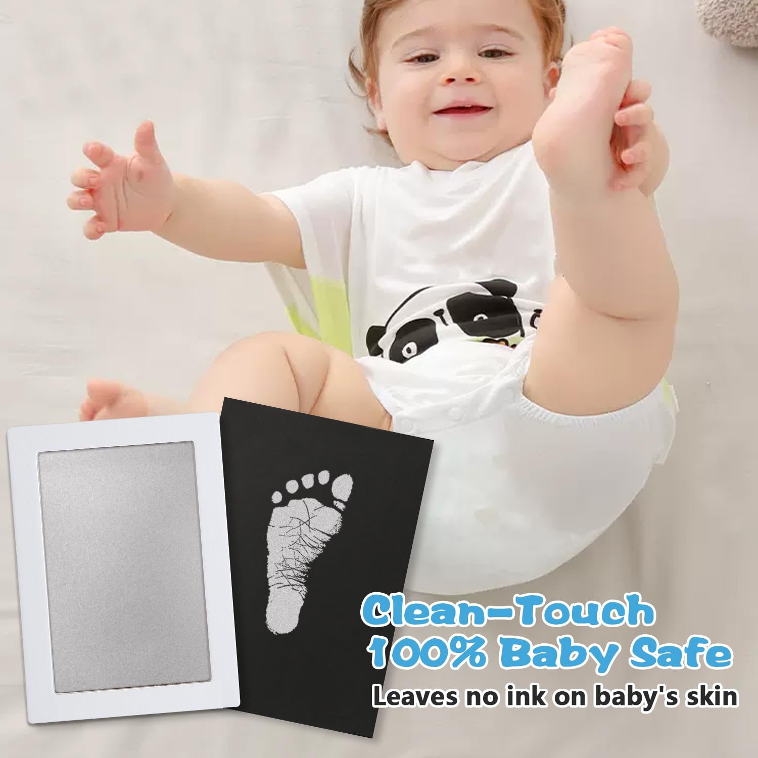 Zemiu handprint captured on white imprint card for keepsake