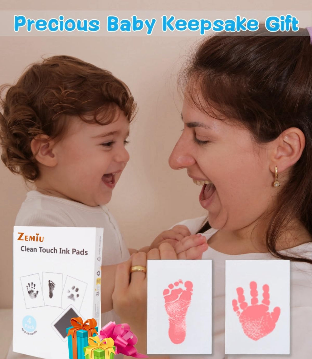 Pet paw imprint option with Zemiu kit for family keepsake