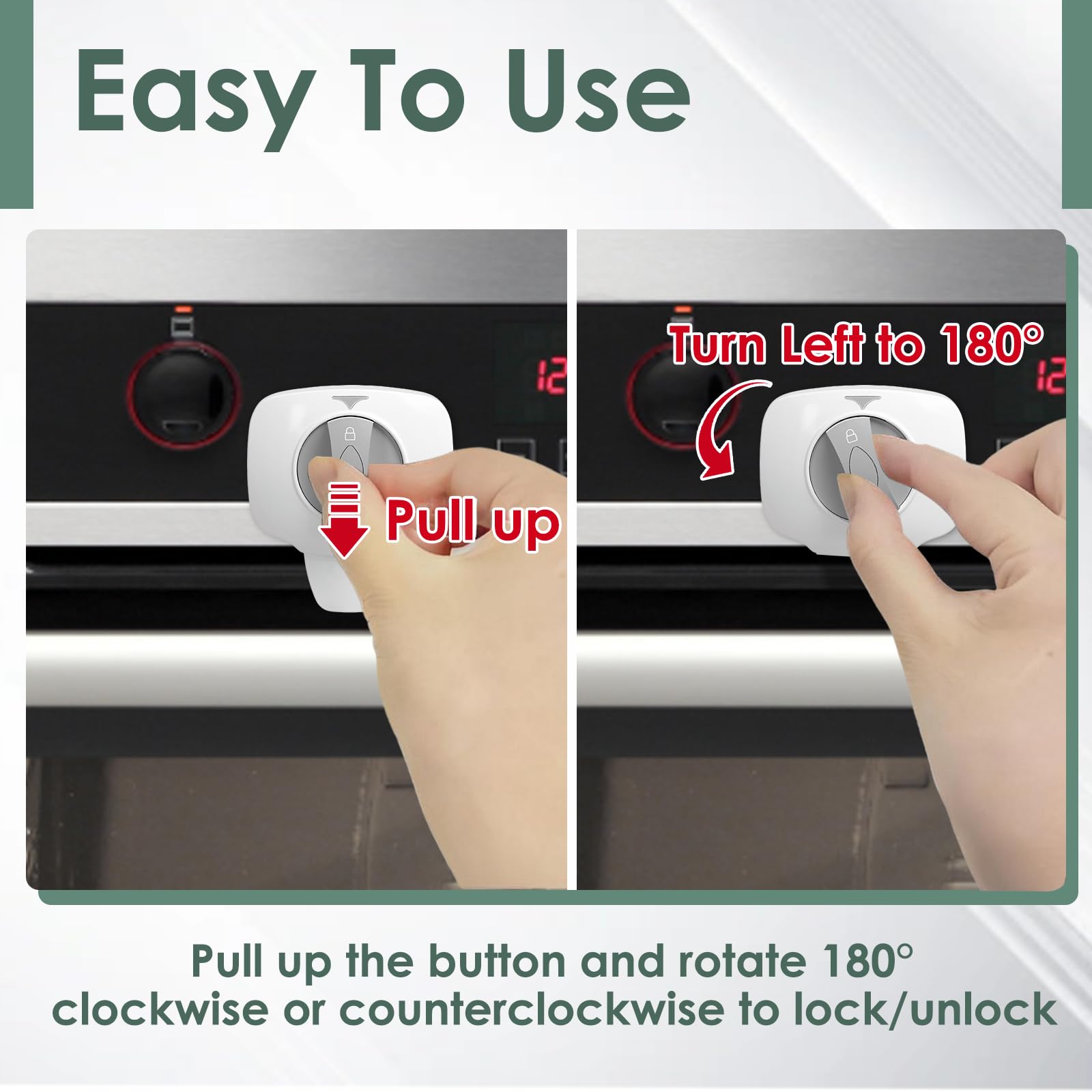 ZENTIVOR heat resistant ABS lock endures hot kitchen conditions