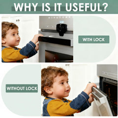 ZENTIVOR oven lock keeps little hands safe while cooking.