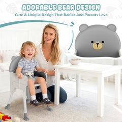 Zenvory 3-in-1 design grows with child from feeding to play.