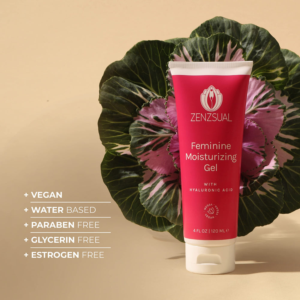 ZENZSUAL water-based gel demonstrates quick absorption for a light feel.