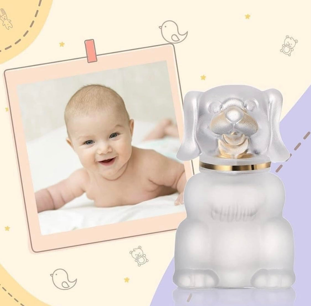 Zermat Baby Boby Cologne bottle front showing powdery floral scent