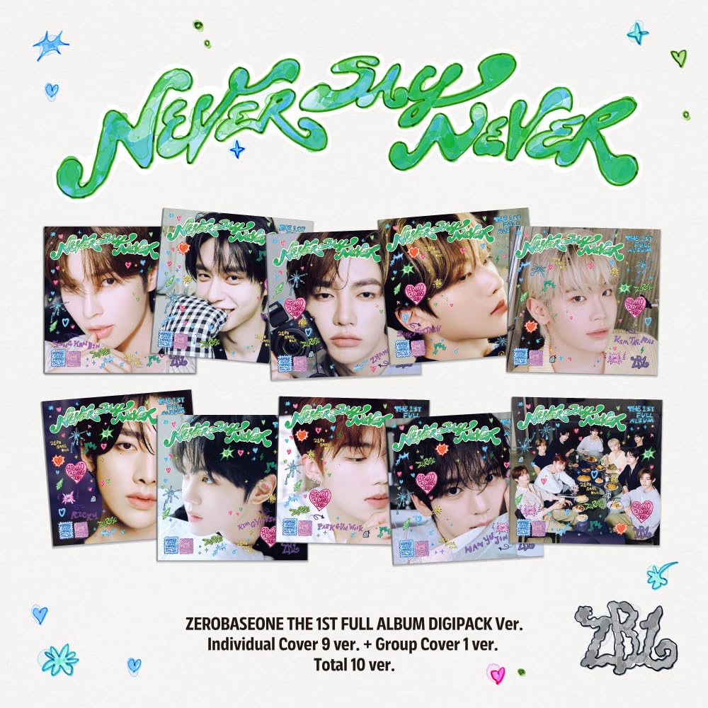 ZEROBASEONE Never Say Never poster adds a decorative touch for fan spaces.