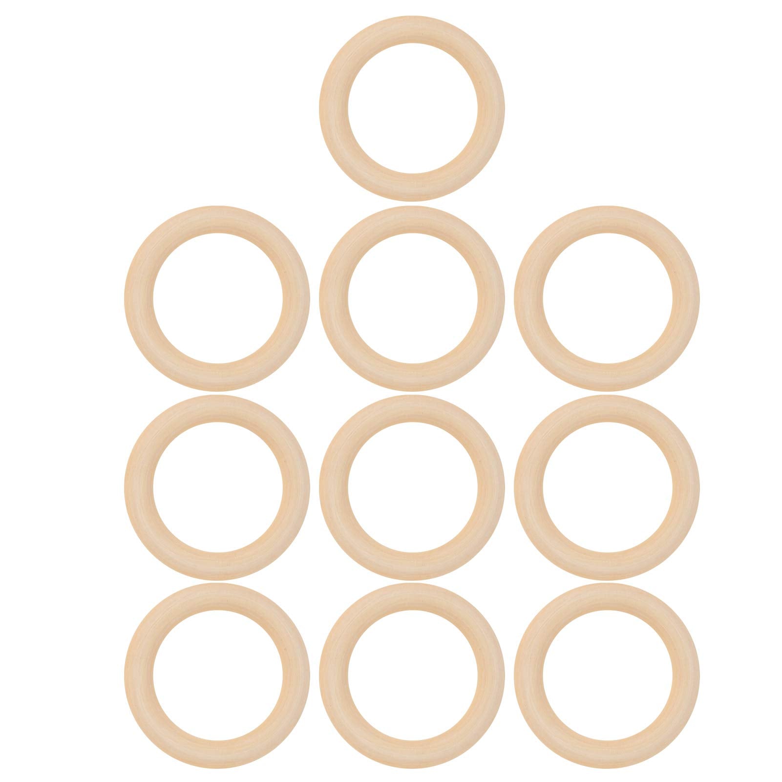 Zerodis DIY wood ring 65mm for handmade accessories.