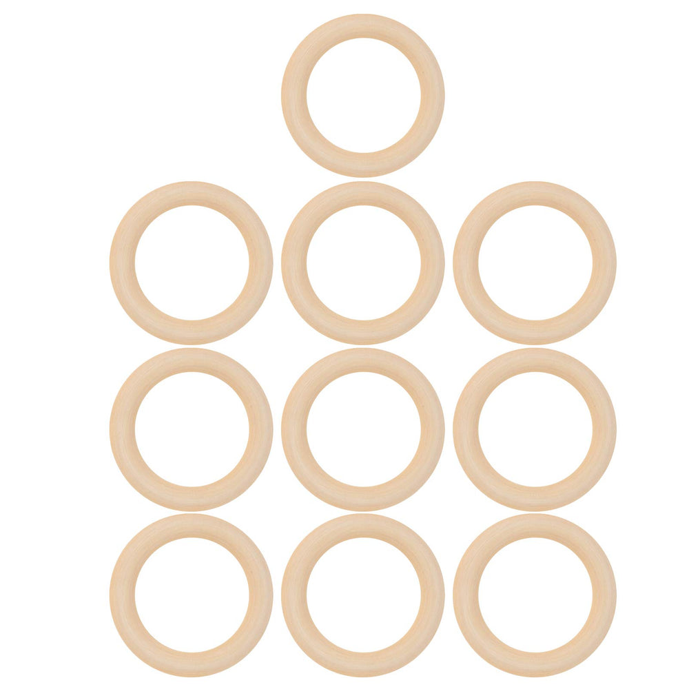 Zerodis DIY wood ring 65mm for handmade accessories.