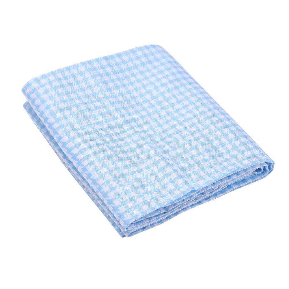 Zerodis light blue plaid pattern suitable for year-round outfits.