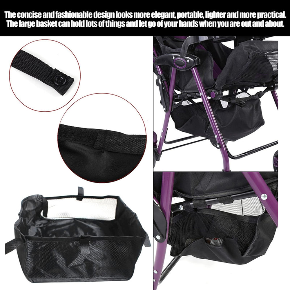 Zerodis under seat storage compartments maximize space during outings