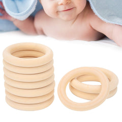 Zerodis wood circle pendant 65mm ready for custom jewelry projects.