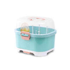 Zerone baby bottle drying rack in green for air-drying bottles