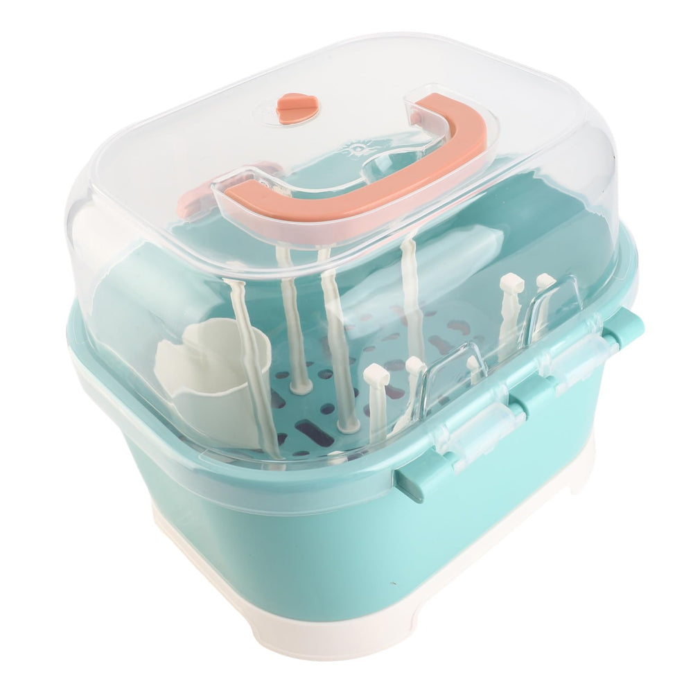 Zerone green multi-item kitchen storage for bottles and tableware