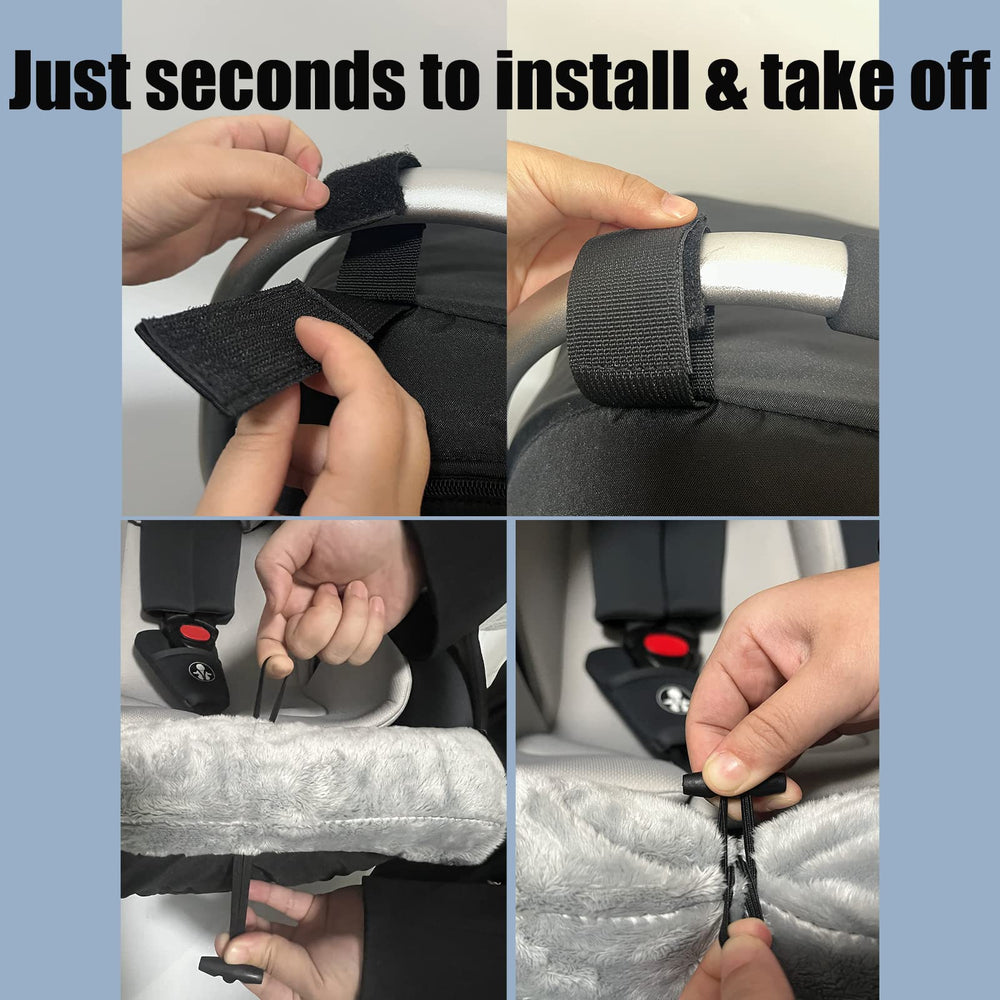 ZERTAO car seat cover winter kick-proof design in action