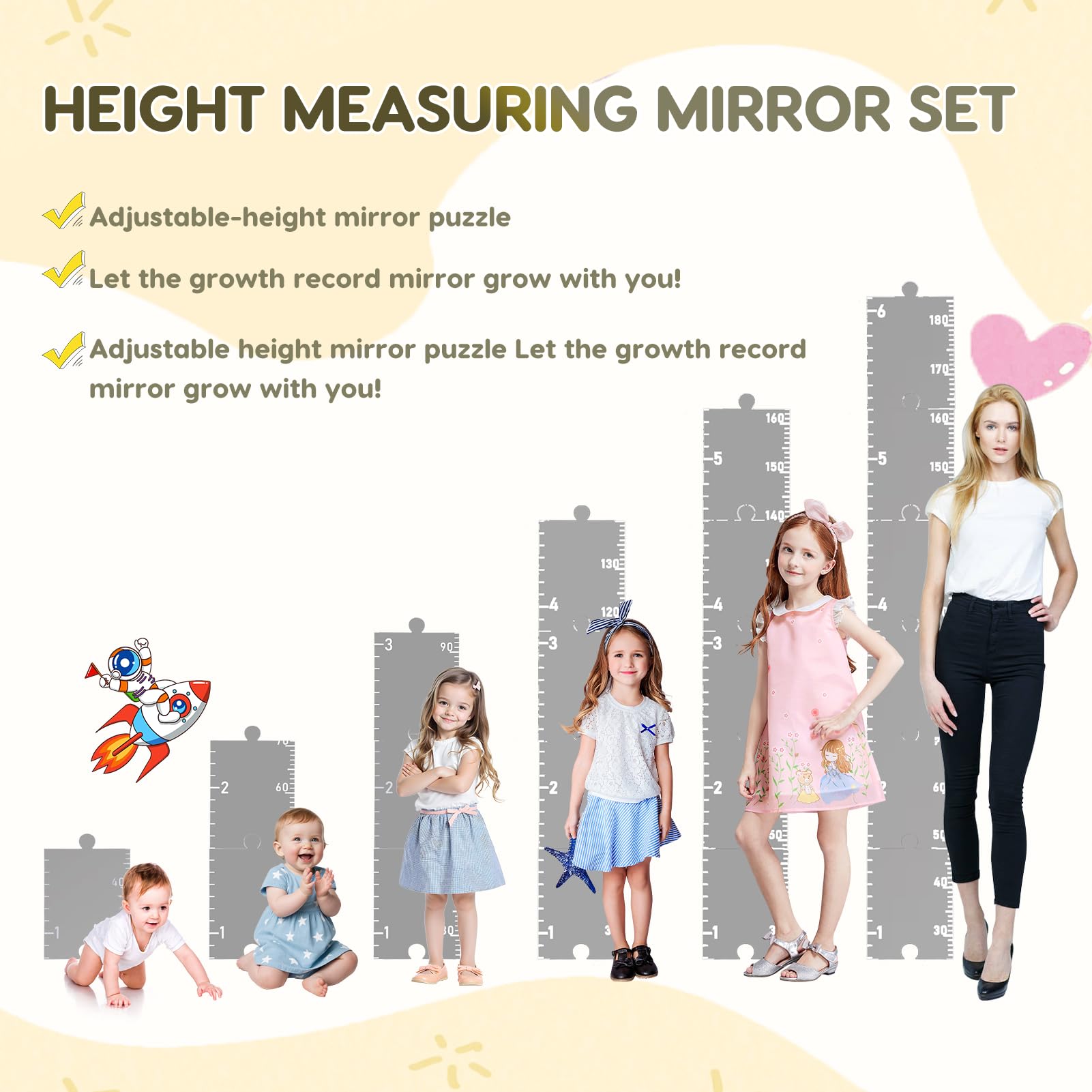 ZESTEFY safe acrylic material with clear reflective surface