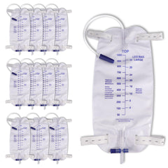 Zexyvor Easy-Tap leg bag 1000ml for comfortable, secure daily drainage.