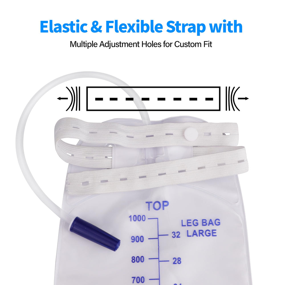 Zexyvor leg bag cloth straps adjustable for a snug, comfortable fit.