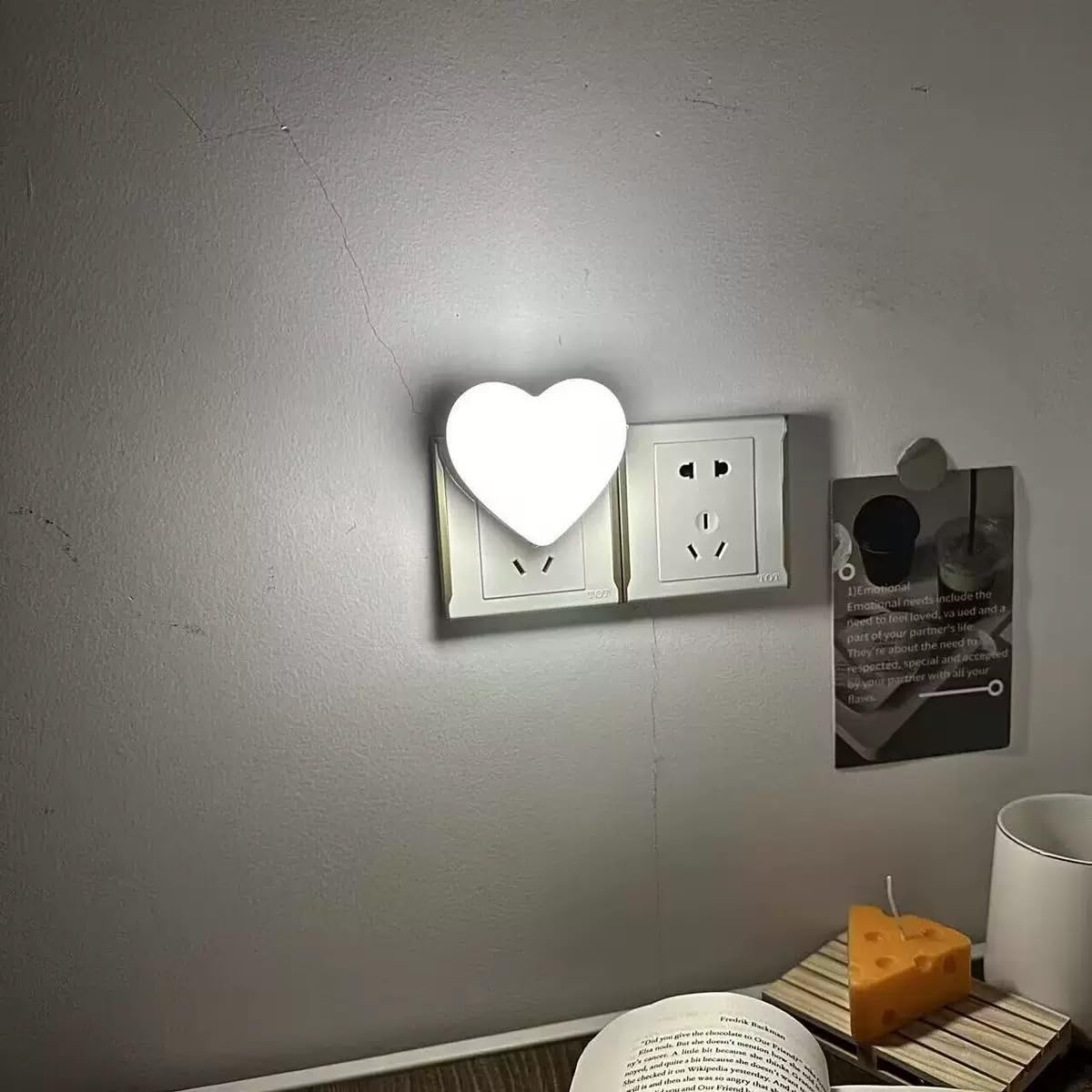 ZEZHOU heart night light makes a thoughtful gift for families.