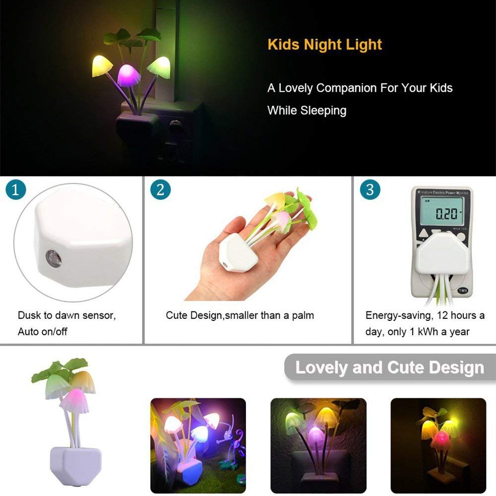 ZEZHOU plug-in night light for easy, flexible placement