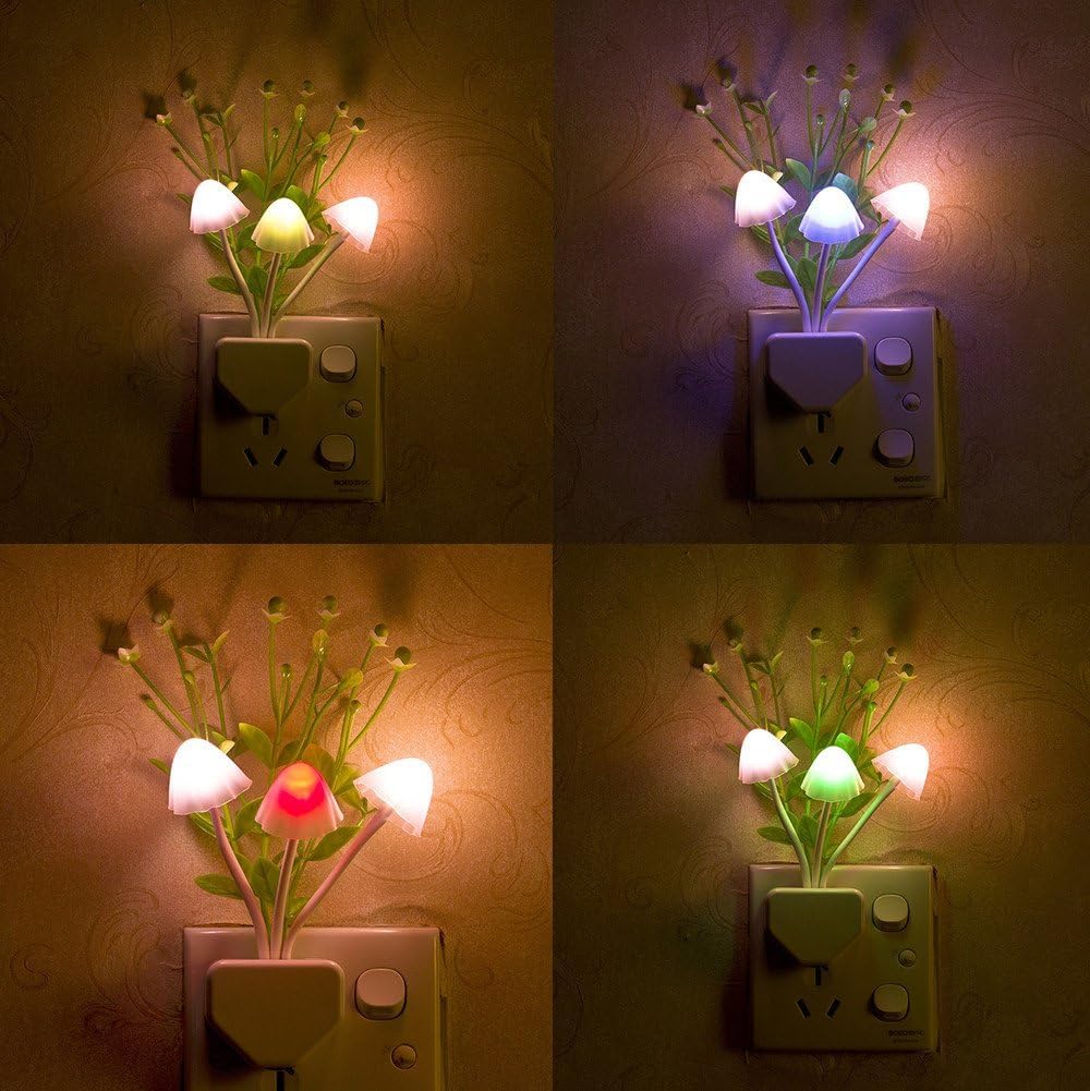 ZEZHOU plug-in wall night light ideal for nurseries and hallways.