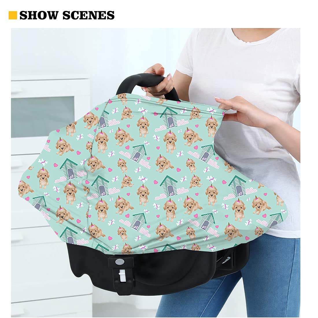 ZFRXIGN Turtle Nursing Cover quick slips on in seconds.