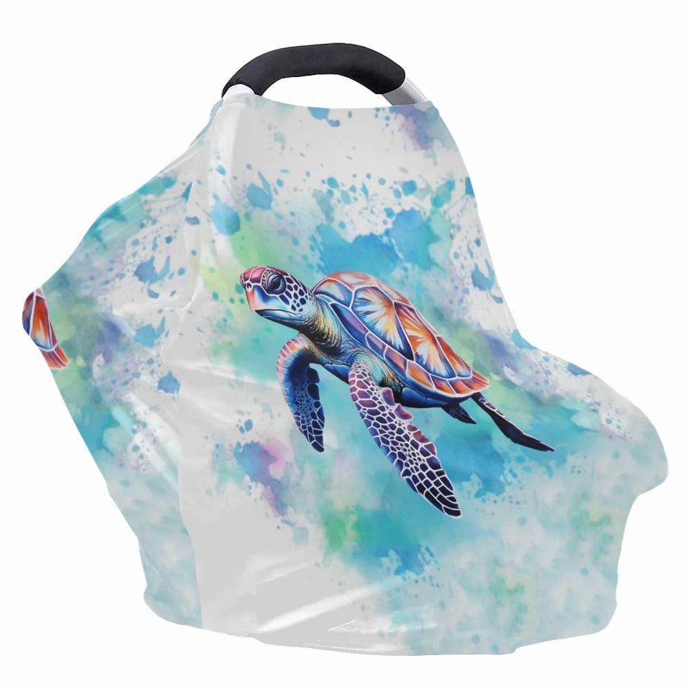 ZFRXIGN Turtle Nursing Cover stroller cover shields baby from wind and dust.