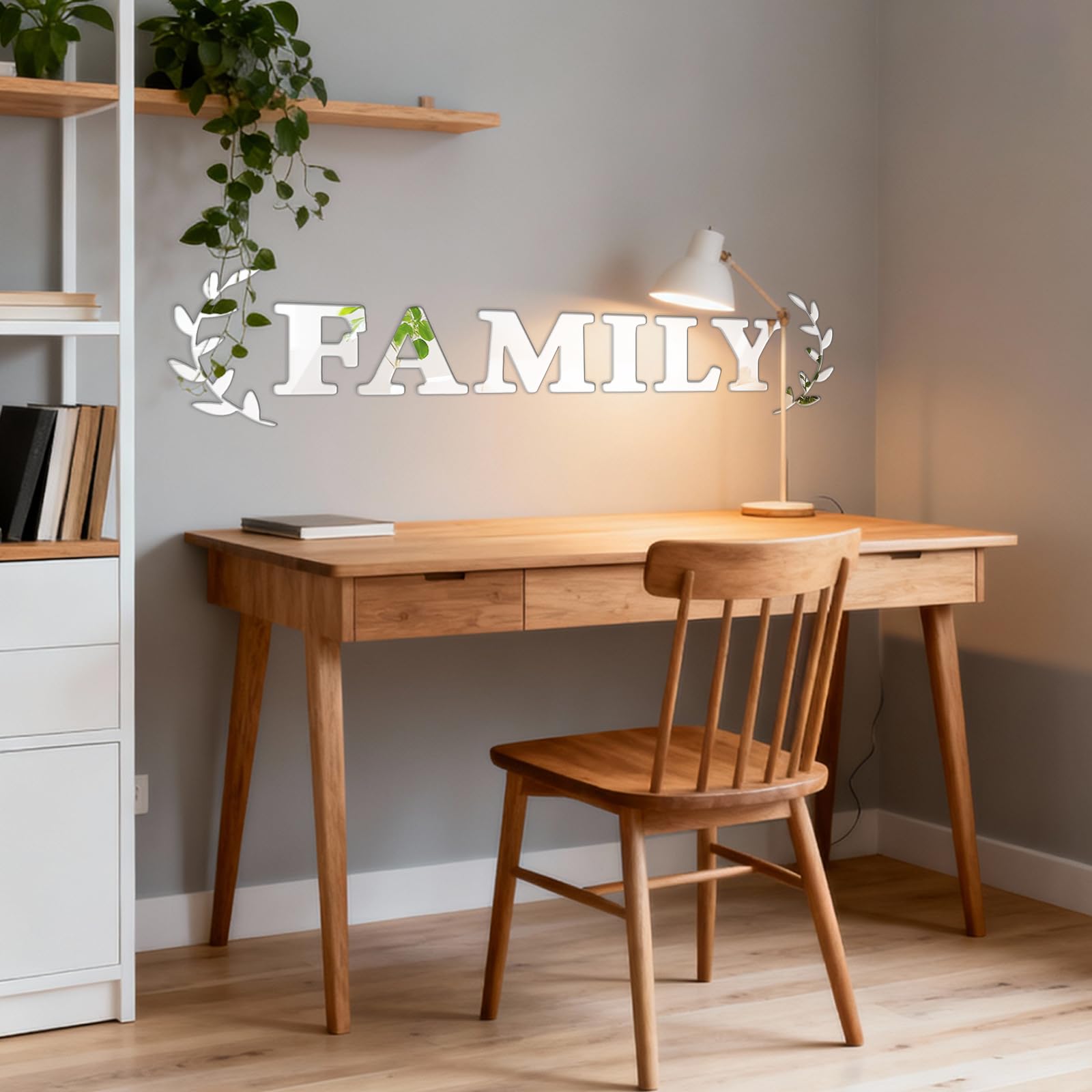 ZGWANSUI acrylic mirror wall stickers are easy to install and wipe clean.