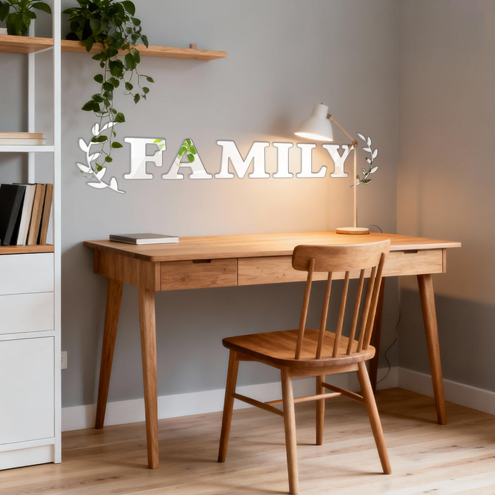ZGWANSUI acrylic mirror wall stickers are easy to install and wipe clean.
