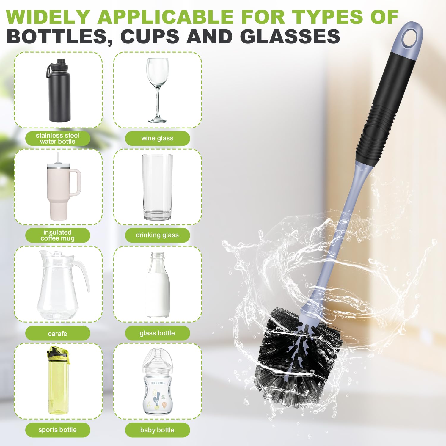 ZHAYAO 2-pack offers practical value for separate cleaning tasks.